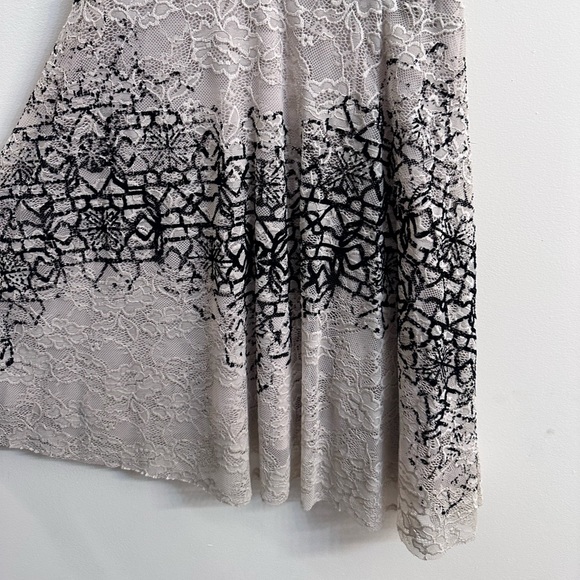 Free People Tan & Black Lace Dress - Picture 4 of 13